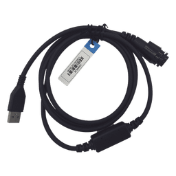 Cable Programador USB / Conector USB-A a Multipin Circular / Compatibilidad Windows 98 a 11 / Material Poliuretano / Más de 30 Modelos Motorola