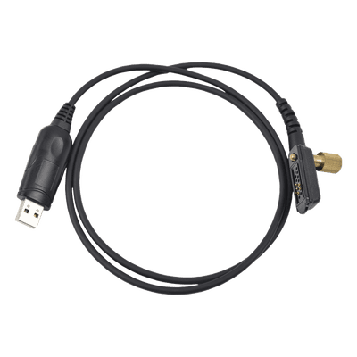Cable Programador USB / Conector USB-A a Multipin Tipo Peineta / Compatibilidad Windows 98 a 11 / Material PU Negro Profesional / Más de 20 Modelos Icom Serie IC-F