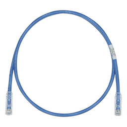 Cable de Parcheo TX6, UTP Cat6, 24 AWG, CM, Color Azul, 0.61 Metros (2 Pies)