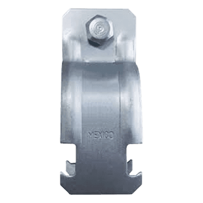 Abrazadera Unicanal / 2" (51 mm) / Conduit Cédula 40 / Calibre 14 / Industrial
