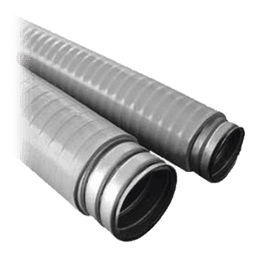 Tubo Flexible tipo Liquidtight de 1/2" (13 mm). Acero + PVC. Rollo de 50 Metros.
