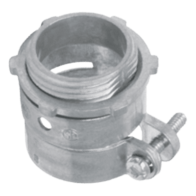 Conector recto para tubo flexible de 3/4" (19 mm)