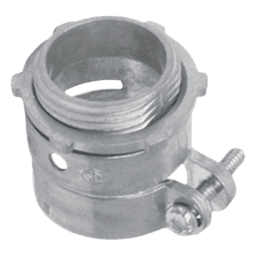 Conector recto para tubo flexible de 1" (25 mm).