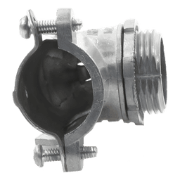 Conector Curvo para Tubo Flexible / 3/4" (19 mm) / Diámetro Exterior 41 mm / Longitud 60 mm / NEMA FB-1