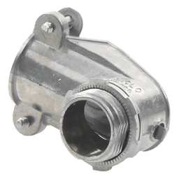 Conector Curvo para Tubo Flexible / 3/4" (19 mm) / Diámetro Exterior 41 mm / Longitud 60 mm / NEMA FB-1