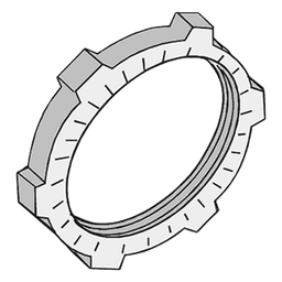Contratuerca Metálica Zamac de 1 1/4" (32 mm).