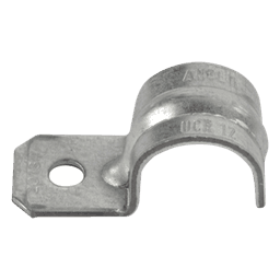 Abrazadera Tipo Uña / Conduit Pared Delgada / 3/4" (19 mm) / Acero Pregalvanizado Calibre 18 / Tornillo #12