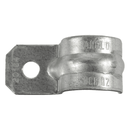 Abrazadera Tipo Uña / Conduit Pared Delgada / 3/4" (19 mm) / Acero Pregalvanizado Calibre 18 / Tornillo #12