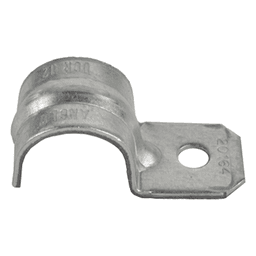 Abrazadera Tipo Uña / Conduit Pared Delgada / 3/4" (19 mm) / Acero Pregalvanizado Calibre 18 / Tornillo #12
