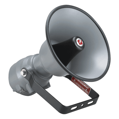 Altavoz amplificado 300X SelecTone® de 15 W a prueba de explosiones. 120 VCA Color Gris