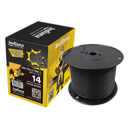 Cable Eléctrico THW-LS / 14 AWG / 19 Hilos / 90 °C Seco / 75 °C Mojado / Bobina 100 m (328 ft)