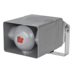 Altavoz No Amplificado 100 W, 25/70 Vrms, Volumen 120 dBa Tono, para zonas peligrosas Clase I Div 2 Grupos A-D, grado de protección NEMA 4X Exterior, Montaje para Pared, Techo y/o Poste