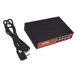 Switch Administrable PoE / 8 Puertos Gigabit / 2 SFP / 150W / 20Gbps / 6kV Protección Rayos / Fanless / -10 a 55°C / 0.71 x 0.46 x 0.18 pies