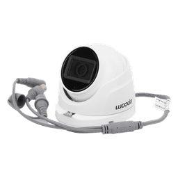Cámara Domo TURBOHD / 2 Megapixel / Gran Angular 106° / IR 20 m (65.6 ft) / Audio por Coaxitron / IP66 / Metal