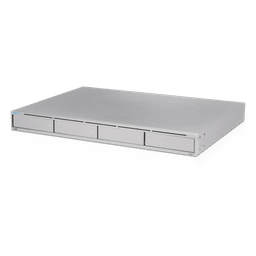 NVR Empresarial / 4 Bahías HDD 2.5/3.5 / 50 Cámaras Full HD / 15 Cámaras 4K / Puerto 10 Gbps SFP+ / RAID 1/5 Automático