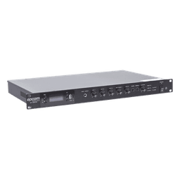 Amplificador Mezclador | 120W RMS | Sistema 100V y Baja Impedancia | MP3 | Tuner | Bluetooth | Música ambiental y Voceo