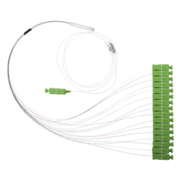 Divisor Óptico PLC / 1x16 / Conectores SC/APC / Pérdida de Inserción 14.2 dB / Longitud de Onda 1260-1650 nm / Rango -40 a 85°C
