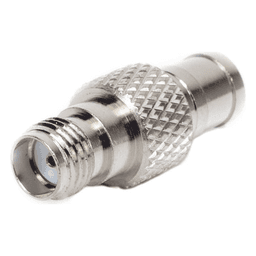 Adaptador en linea de conector SMA Hembra a SMB.