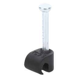 Grapa negra para Fibra óptica redonda de 3 mm (100pzs) (3101-00400)