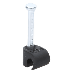 Grapa negra para Fibra óptica redonda de 3 mm (100pzs) (3101-00400)