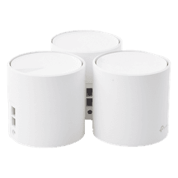 Kit 3 Routers Inalámbricos MESH Interior para Hogar / Doble Banda Wi-Fi 6 AX1800 Mbps / 2 Puerto Gigabit WAN/LAN / 2 Antenas Internas / Administración Mediante la App Deco (iOS, Android) / Protección HomeShield