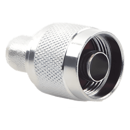 Conector Coaxial N Macho / 75 Ohm / Montaje en Línea / RG-11 / Contacto Oro / Aislante Teflón