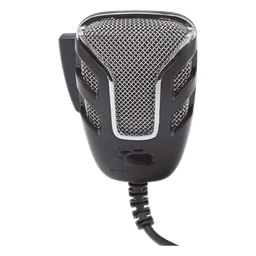 Micrófono de Mano para Radio CB / Cancelación Dinámica de Ruido / Impedancia 500 Ohm / Conector 4 Pines con Anillo de Seguridad / Respuesta 100-5000 Hz / ABS Resistente