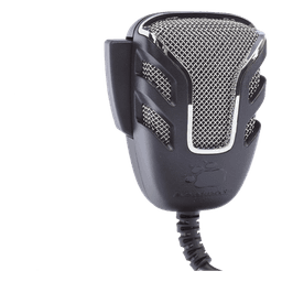 Micrófono de Mano para Radio CB / Cancelación Dinámica de Ruido / Impedancia 500 Ohm / Conector 4 Pines con Anillo de Seguridad / Respuesta 100-5000 Hz / ABS Resistente