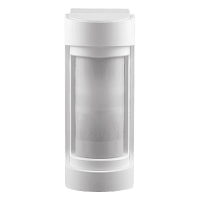 Detector de movimiento PIR dual inalámbrico para exteriores con batería de litio de larga duración