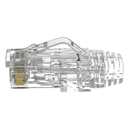 Plug RJ45 / Cat6A / 28 AWG / 50µ Oro / 2500 Ciclos / 3.5-4.8 mm / UL94 V0 / Paquete 100 pzas