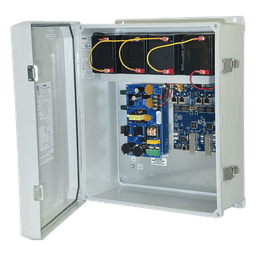 Inyector PoE Industrial / 4 Puertos Gigabit / 2 SFP 1G / 120W Total / Hi-PoE 60W / IP66 / Batería de Respaldo