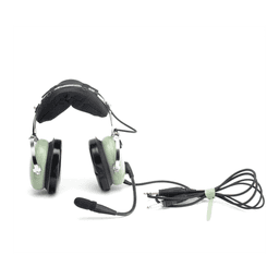Auriculares de Aviación / Atenuación de Ruido Pasivo 23 dB NRR / Micrófono Electret Amplificado M-7A / Diseño Ligero / Compatible Aviación General y Estándares Militares
