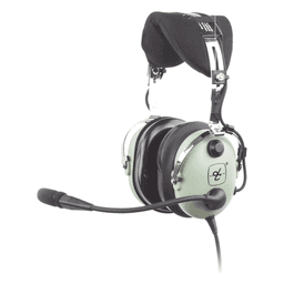 Auriculares de Aviación / Atenuación Pasiva NRR 23 dB / Micrófono Electret M-7A / Cable Bobina 5' (1.5 m) / Conector U-174/U / Helicópteros