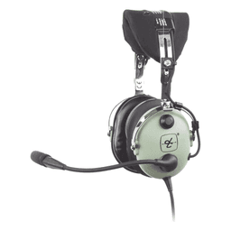 Auriculares de Aviación / Atenuación Pasiva NRR 23 dB / Micrófono Electret M-7A / Cable Bobina 5' (1.5 m) / Conector U-174/U / Helicópteros