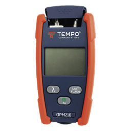 Medidor de Potencia Óptica / VFL Integrado / -70 a +10 dBm / 6 Longitudes de Onda / Alcance 4 km / 2.5 mm Universal
