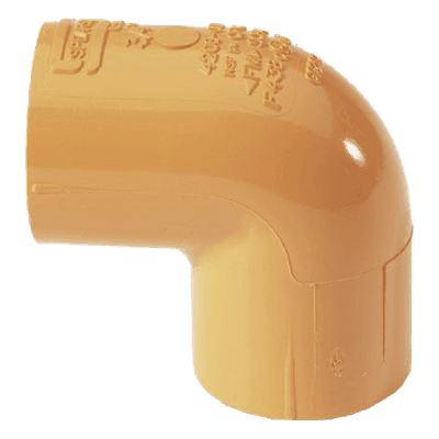 Codo de 90 Grados / Tubería ¾" / Accesorio para Detector de Humo por Aspiración / Caja 20 Piezas
