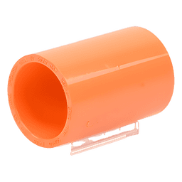 Cople Recto para Tubería de Detección de Humo / ¾" (20 mm) / CPVC Retardante a la Llama UL 94 / 15 Piezas