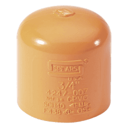 Tapón Final para Tubería / 3/4 pulgada / Sistema VESDA / Caja 25 Piezas