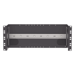 Soporte de Riel DIN Industrial / 4U / Rack 19 in / Acero / Gestión de Cables