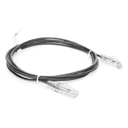 Cable de Parcheo Slim UTP / Cat6 / 1.5 m (4.92 ft) / 28 AWG / Negro