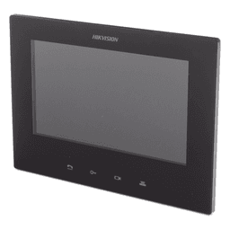 Monitor IP para Videoportero / Pantalla 7" / Resolución 1024 x 600 / 16 Canales de Video / PoE Estándar / 8 Entradas de Alarma