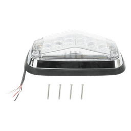Luz de advertencia 8 X 4", Color Claro, IP67, SAE, Ideal para Ambulancias