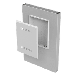 Gabinete de Medios / 19 Pulgadas de Alto / Empotrable en Pared / 14.2 x 18.8 x 3.7 Pulgadas / Acero Calibre 18