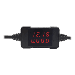 Medidor Portátil de Voltaje y Corriente / Rango 3.6 ~ 15 VCC / Corriente 0 ~ 3 A / Display LCD / 40 g