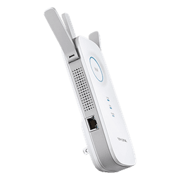 Repetidor WiFi AC / 1750 Mbps / Doble Banda 2.4 y 5 GHz / Puerto Gigabit / 3 Antenas Externas / Cobertura 929 m² (10,000 ft²)