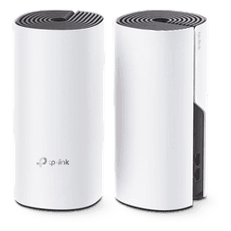 KIT 2 Routers Inalámbricos MESH Interior para Hogar / Doble Banda Wi-Fi 5 AC1200 Mbps / 2 Puerto Gigabit WAN/LAN / 2 Antenas Internas / Administración Mediante la App Deco (iOS, Android) 