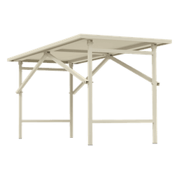Mesa de Trabajo Plegable / 250 kg Capacidad / 1832x791x813 mm / 6.0x2.6x2.7 ft / Acabado Electrostático