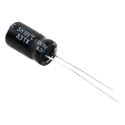 Capacitor Electrolítico Radial / 220 µF / 16 Vcc / 105 °C / 6.3 x 11 mm