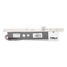 Cerradura Eléctrica de Perno / Fuerza de Sujeción 2000 kg / Acero 16 mm / 12 VCC / Apertura Manual de Emergencia / IP para Puertas Izquierda o Derecha