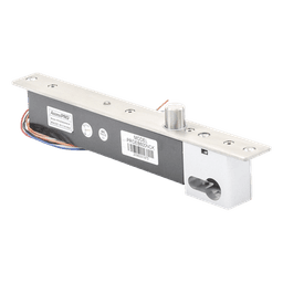 Cerradura Eléctrica de Perno / Fuerza de Sujeción 2000 kg / Acero 16 mm / 12 VCC / Apertura Manual de Emergencia / IP para Puertas Izquierda o Derecha